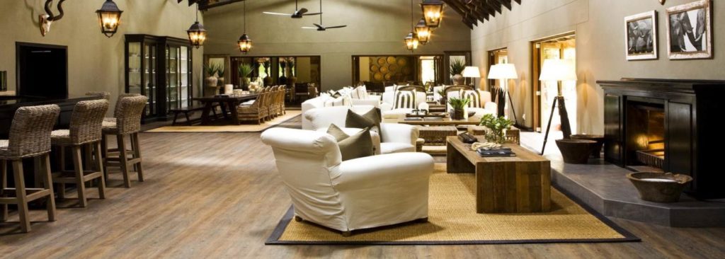 Featured main lounge at Mushara Lodge near Etosha