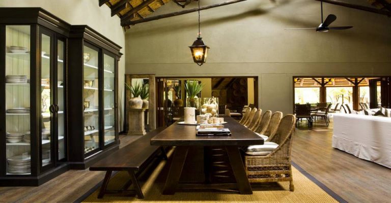 Dining room at the eastern Etosha lodge