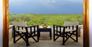 Private veranda view from southern Etosha accommodation