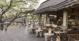 Former Tree Top deck before Onguma Camp Kala redevelopment