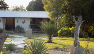 camping near Anderson Gate – landscaped guesthouse garden