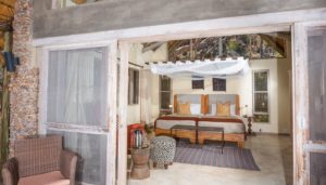 Twin chalet room at the lodge near Etosha