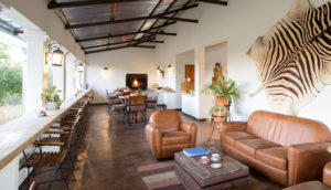 Lounge area serving guests at Onguma Campsites