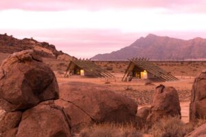 Desert Quiver Camp – units nestled among granite outcrops
