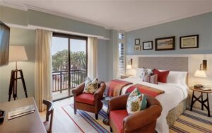 Strand Hotel Swakopmund – sea-view room opening to a balcony