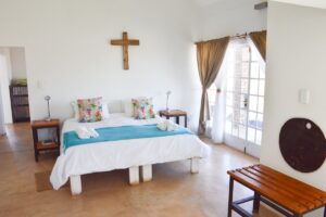 southern Namibia lodge – bright double chalet room