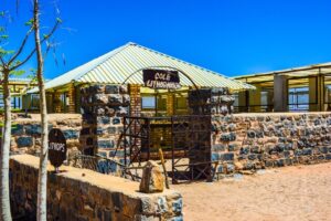 southern Namibia lodge – stone entrance to the Cole Lithoparium