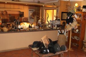 Kalahari Desert accommodation – riding equipment and lodge shop