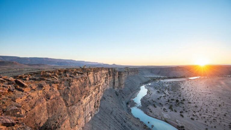 Fish River Canyon lodge – sunset over the Fish River Canyon