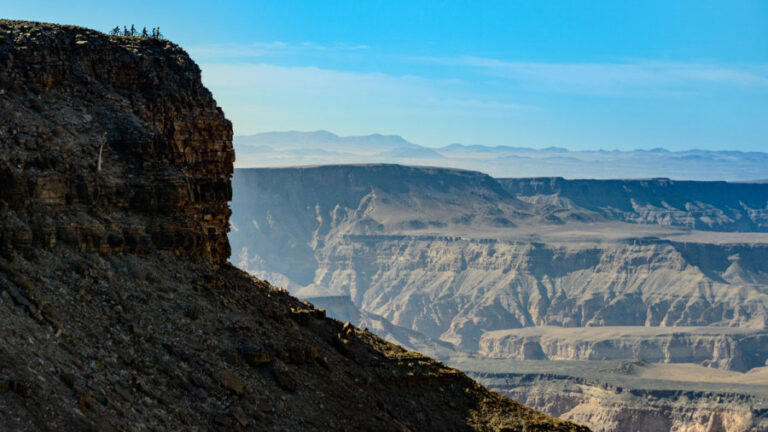 Fish River Canyon lodge – panorama from the Fish River Canyon rim