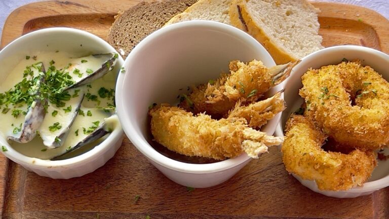 Lüderitz Nest Hotel – seafood starter selection