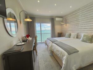 Lüderitz Nest Hotel – renovated twin room and balcony