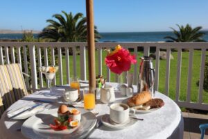 Luderitz Nest Hotel – ocean-view breakfast on the terrace