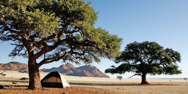 Tiras Mountains accommodation – secluded tent with mountain views