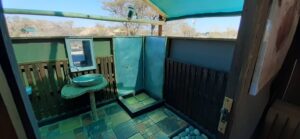 Spitzkoppe Tented Camp – private outdoor bathroom and basin