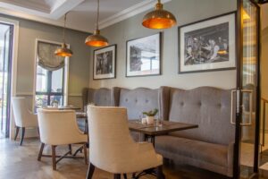 The Weinberg Windhoek – bright hotel dining room