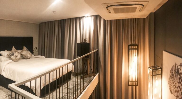 Windhoek boutique hotel – upper-level loft bedroom