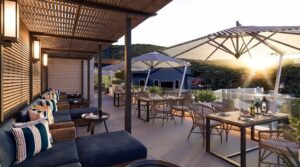 Klein Windhoek accommodation – outdoor restaurant terrace