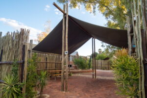 UrbanCamp – private campsite shade canopy