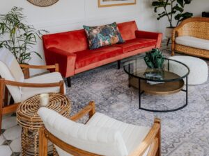 The Fritz Collection – red-sofa lounge