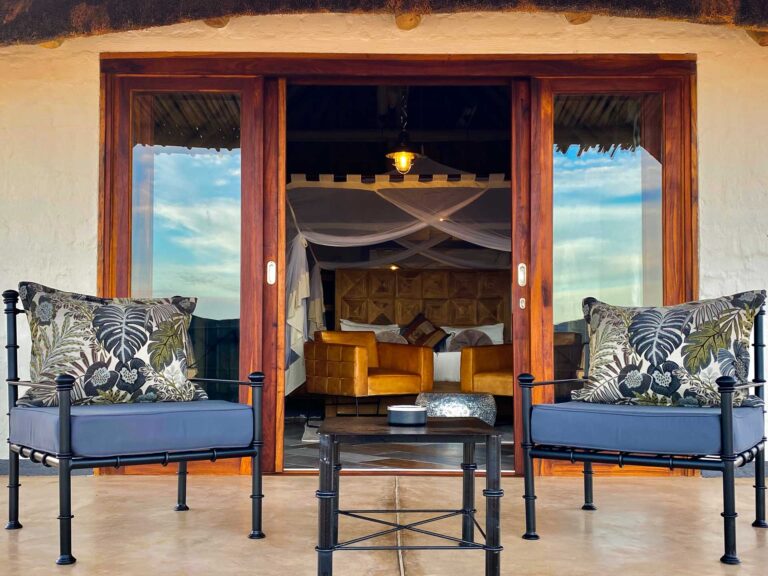 Desert Homestead Lodge – private cottage terrace