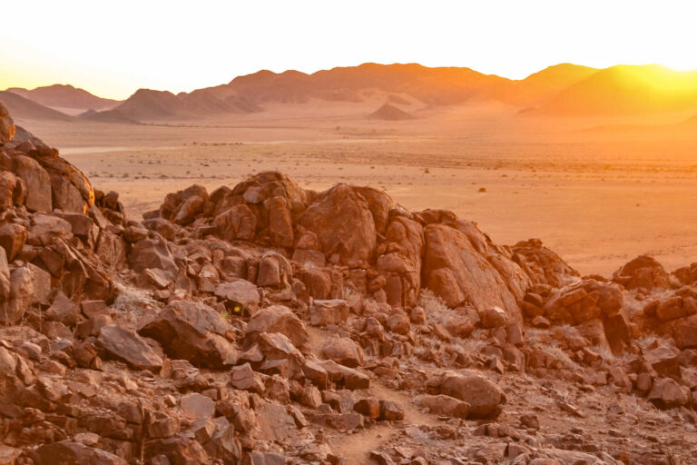 Desert Homestead Lodge – rocky sunset landscape