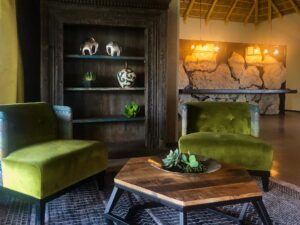 Etosha Oberland Lodge – fireside lounge chairs