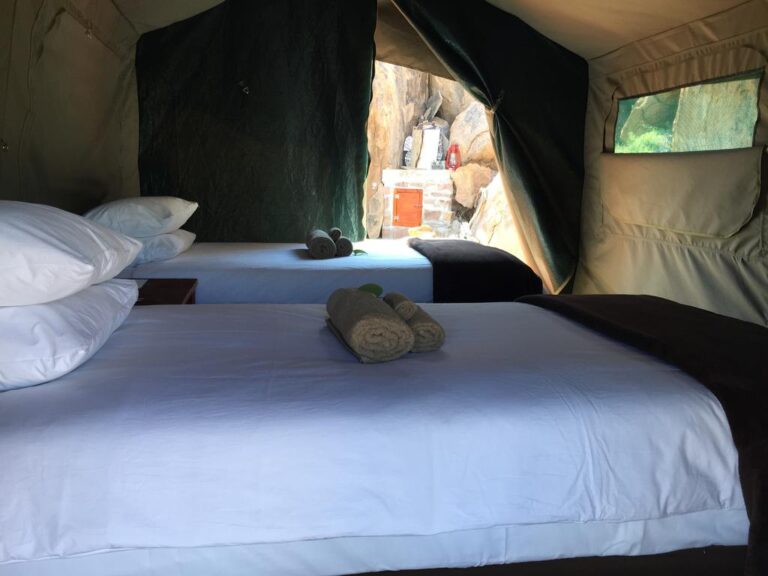 Madisa Camp – safari tent bed