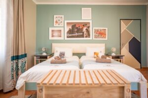 Twin room at Canyon Roadhouse near Fish River Canyon