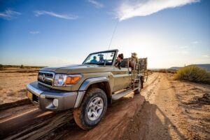 Canyon Village safari vehicle in southern Namibia