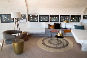 Desert Whisper lounge with panoramic windows