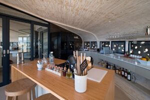 Fully equipped kitchen and private bar at Desert Whisper