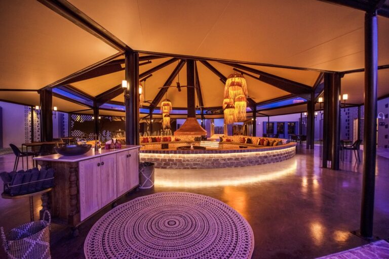 Buffet station in the Etosha King Nehale restaurant