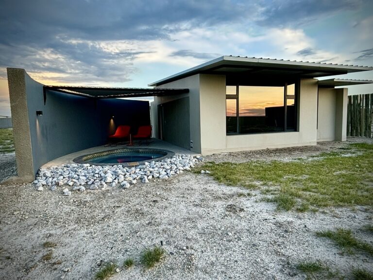 Etosha King Nehale bungalow exterior with a private plunge pool