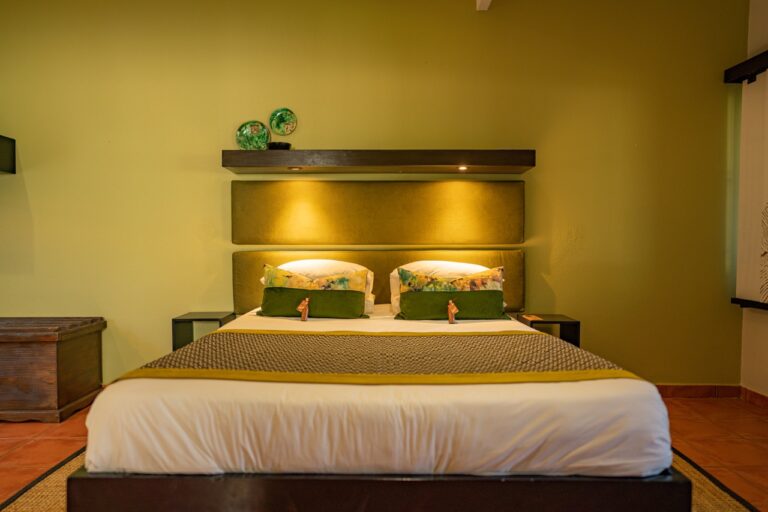Double bedroom in Namib Desert Lodge accommodation