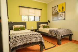 Twin room at Namib Desert Lodge near Sossusvlei