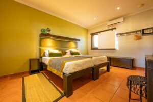 Double bedroom at Namib Desert Lodge