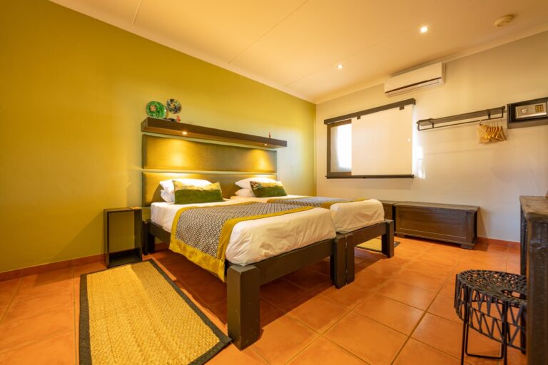 Double bedroom at Namib Desert Lodge