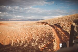 Outdoor desert dining experience from Namib Desert Lodge