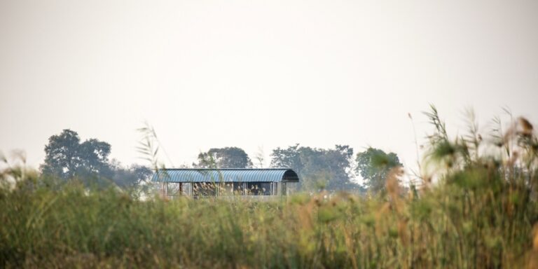Namushasha River Villa set among the floodplain reeds