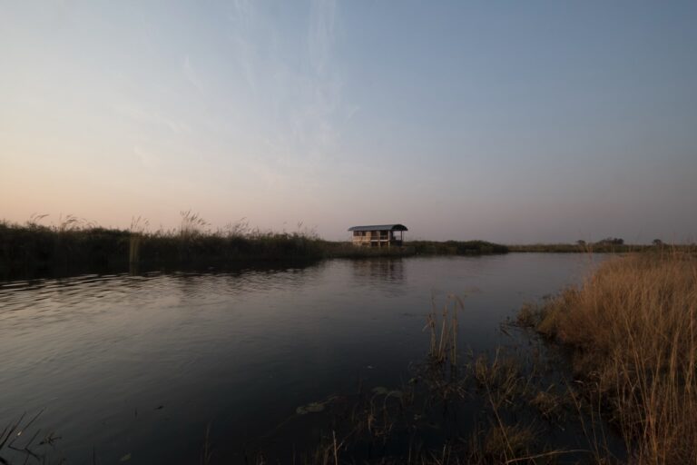 Quiet waterway surrounding Namushasha River Villa