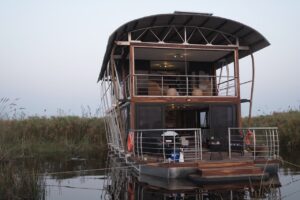 Front exterior of Namushasha River Villa