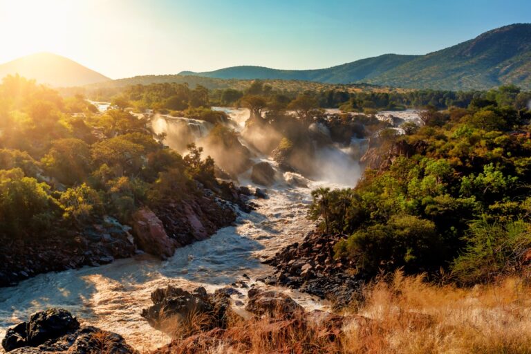 Epupa Falls and Kunene River near Omarunga accommodation