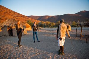 Guided cultural visit available from Omarunga Epupa-Falls Camp