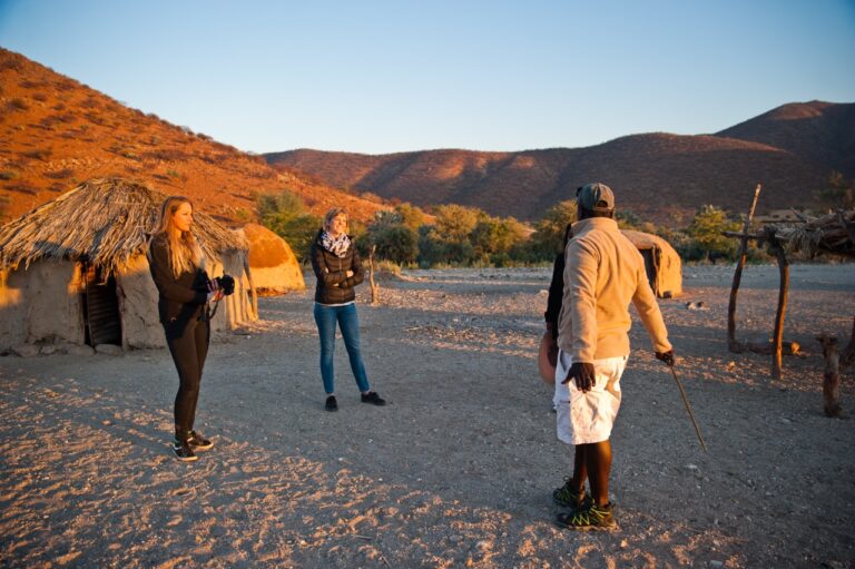 Guided cultural visit available from Omarunga Epupa-Falls Camp