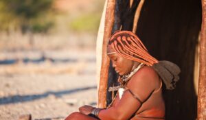 Himba woman photographed during an Omarunga Epupa-Falls Camp cultural visit