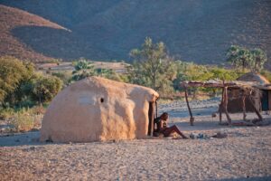 Traditional homestead visited from Epupa Falls accommodation