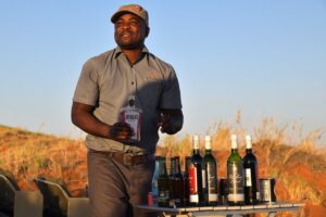 Drinks served during a Desert Grace nature activity