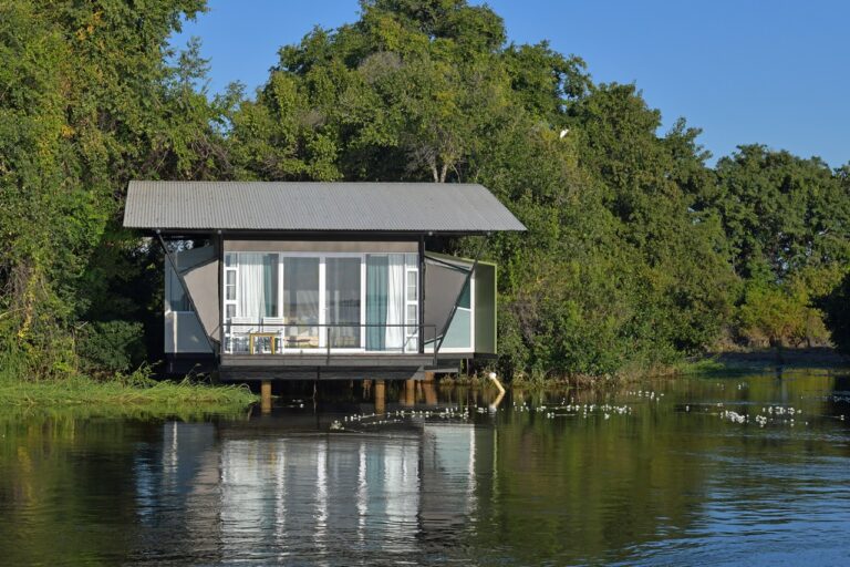 Riverfront bungalow at Zambezi Mubala Lodge