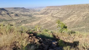 Klip River Valley landscape below Grootberg Lodge